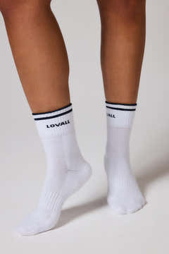 Ribbed Sports Socks - Vintage Navy