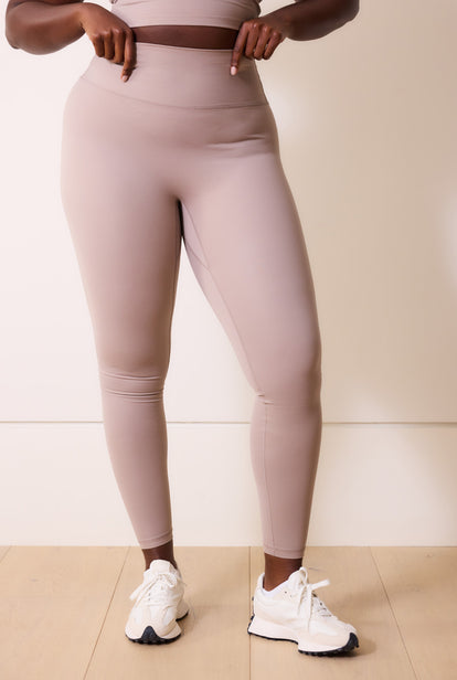 Curve 24/7 Revitalise 7/8 High Waisted Leggings - Clay