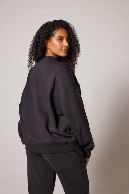 ALL SZN Organic Oversized Sweatshirt Style 1 - Shadow