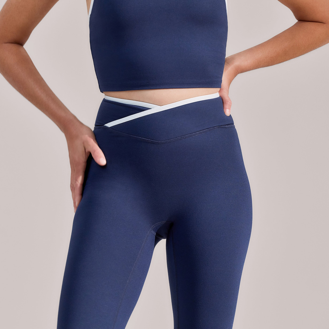 Ultimate Everyday Wrap Waist Leggings - Navy