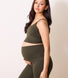 Maternity 24/7 Revitalise Flare Leggings - Deep Olive