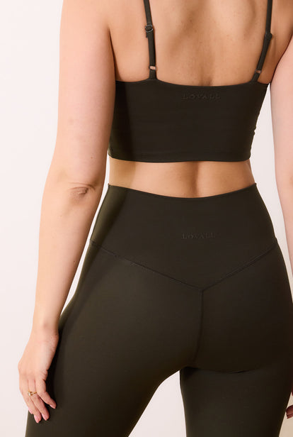 Curve 24/7 Revitalise 7/8 High Waisted Leggings - Deep Olive