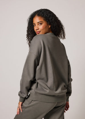 ALL SZN Organic Oversized Sweatshirt Style 4 - Slate Green