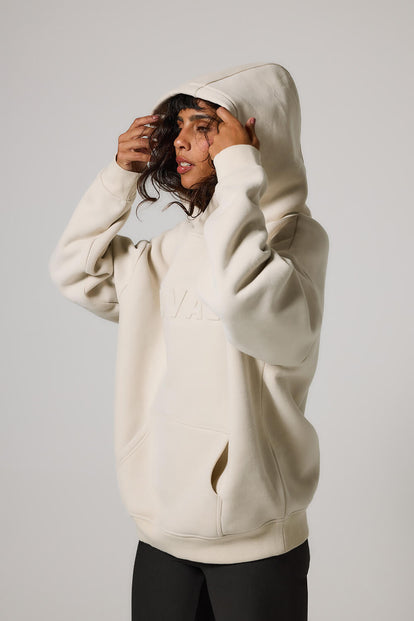 Heavyweight Oversized Hoodie - Ecru