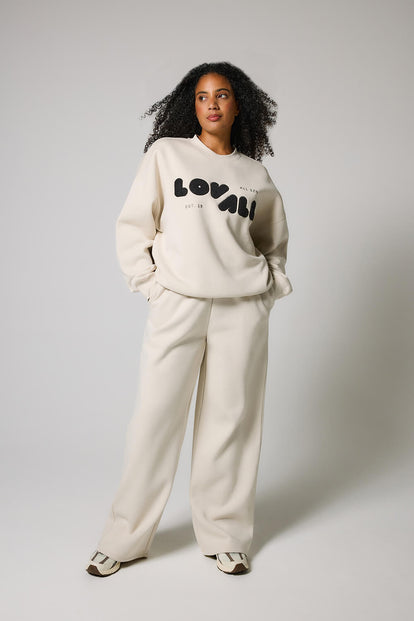 Curve ALL SZN Organic Oversized Sweatshirt Style 2 - Ecru