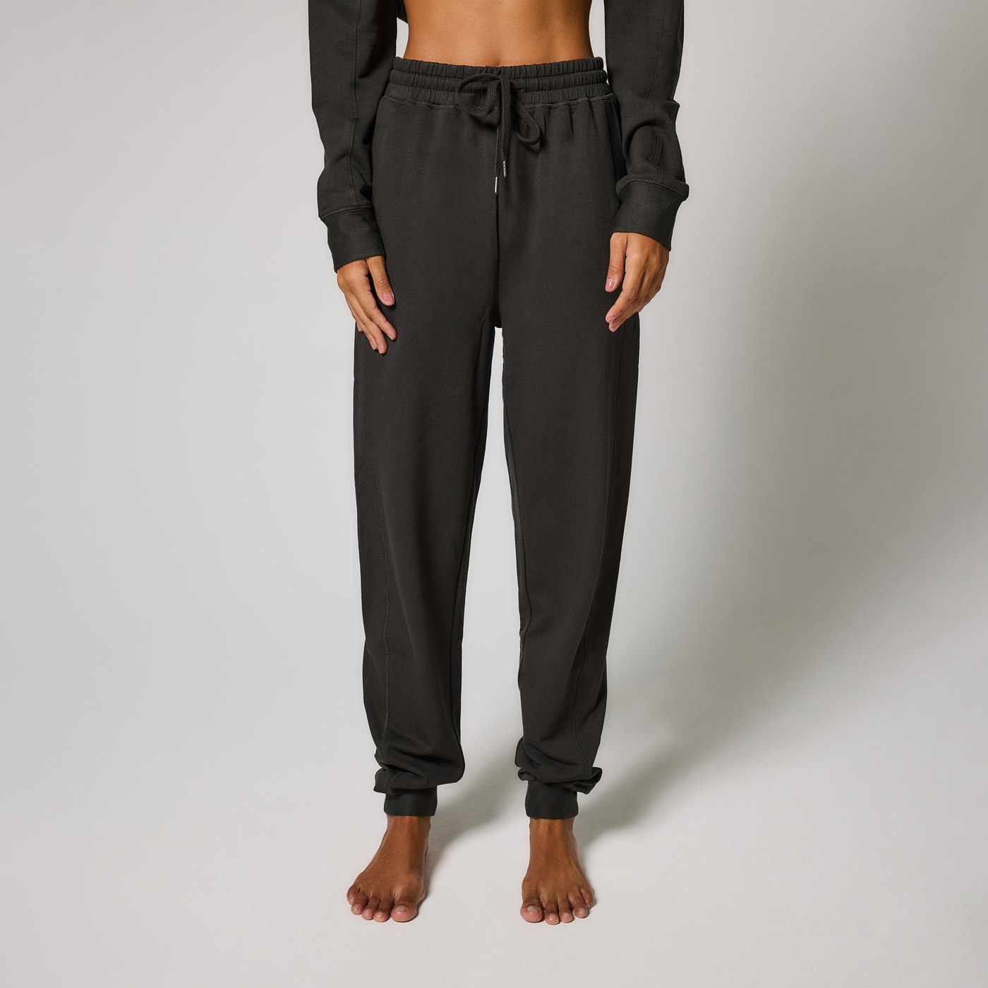 Curve Luxe Lounge Jogger - Black Coffee