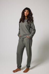 Luxe Lounge Jogger - Slate Green