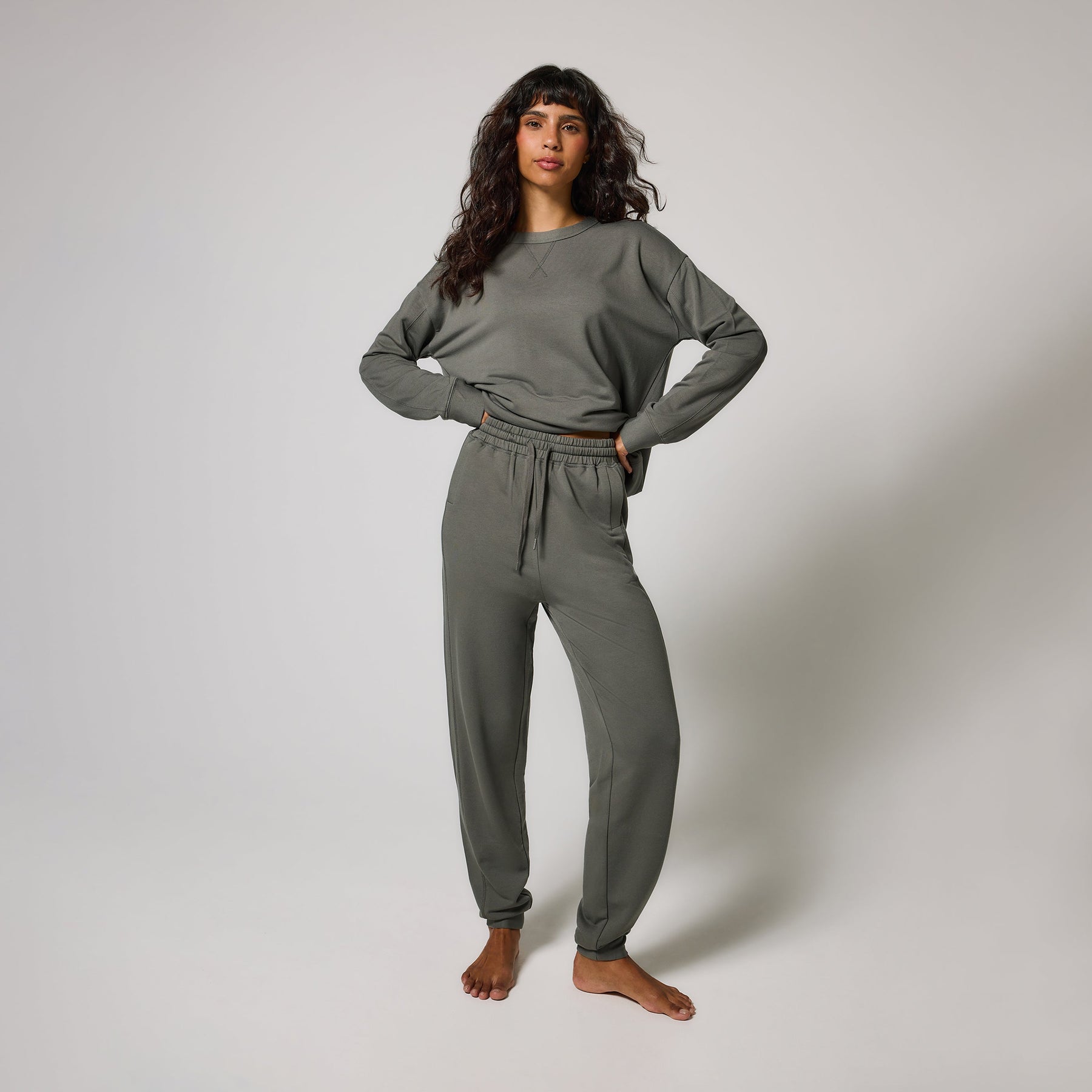 Luxe Lounge Jogger - Slate Green