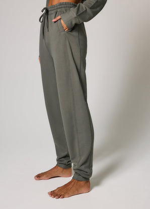 Luxe Lounge Jogger - Slate Green