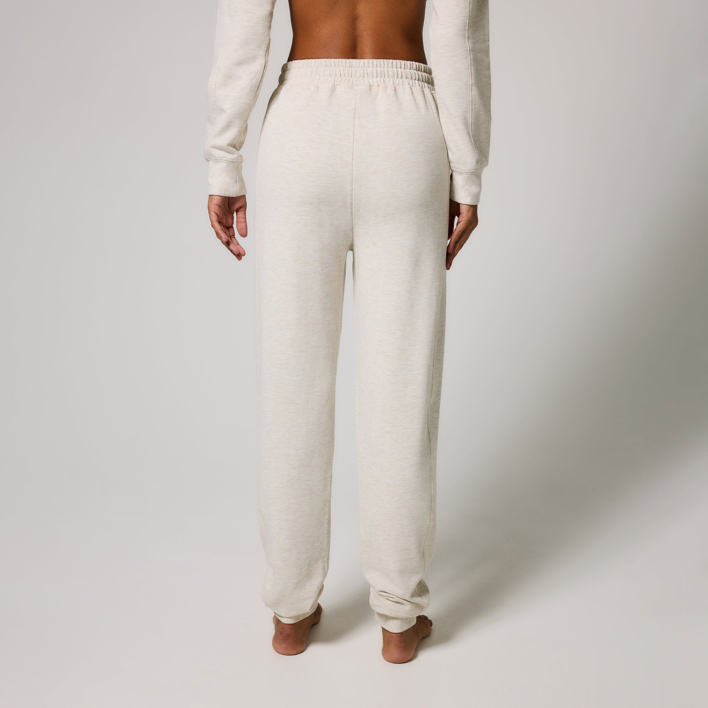 Curve Luxe Lounge Jogger - Vanilla Marl