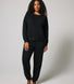 Luxe Lounge Sweatshirt - Black