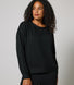 Luxe Lounge Sweatshirt - Black