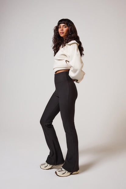 Winter Flare Leggings - Black Coffee