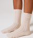 Knitted Socks - Beige