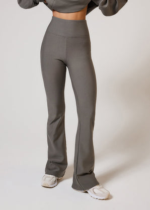 Winter Flare Leggings - Slate Green