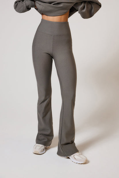 Winter Flare Leggings - Slate Green