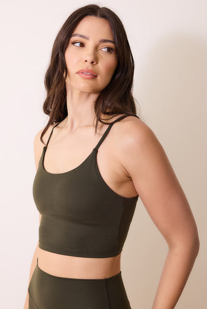 24/7 Revitalise Sports Bra - Deep Olive