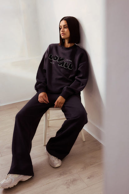 ALL SZN Organic Oversized Sweatshirt Style 2 - Shadow