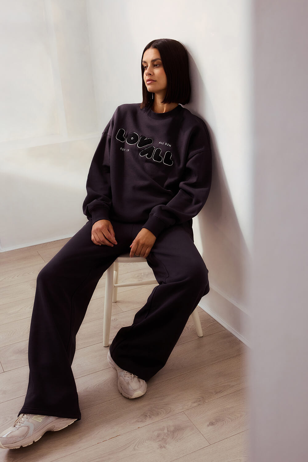 Organic Oversized Sweatshirt Style 2 - Shadow