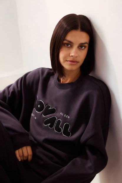 ALL SZN Organic Oversized Sweatshirt Style 2 - Shadow