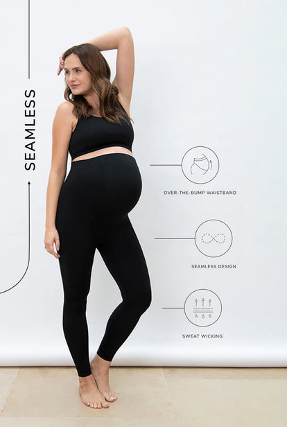 Ultimate Seamless Maternity Leggings - Black