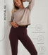 Curve Revitalise Cropped High Waisted Leggings - Winter Berry