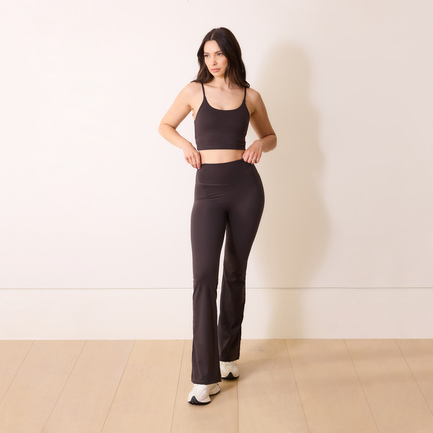 Curve 24/7 Revitalise Flare Leggings - Black Coffee
