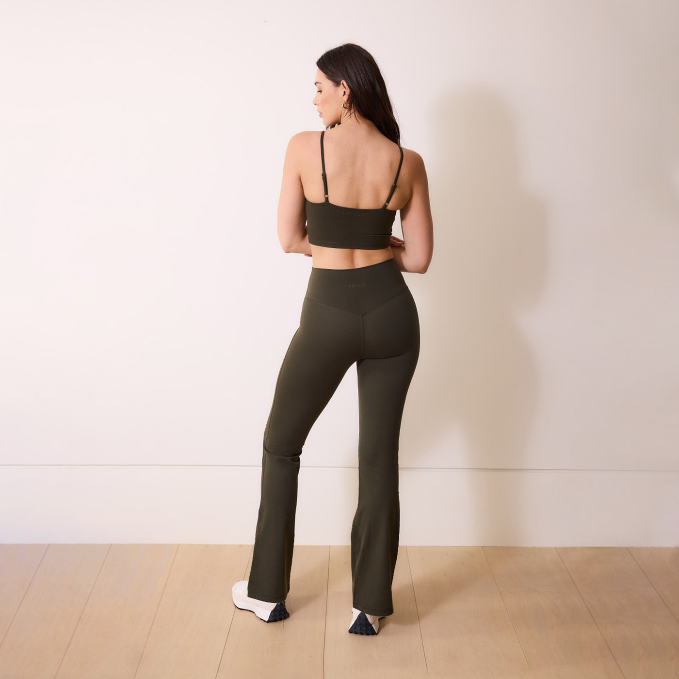 Curve 24/7 Revitalise Flare Leggings - Deep Olive