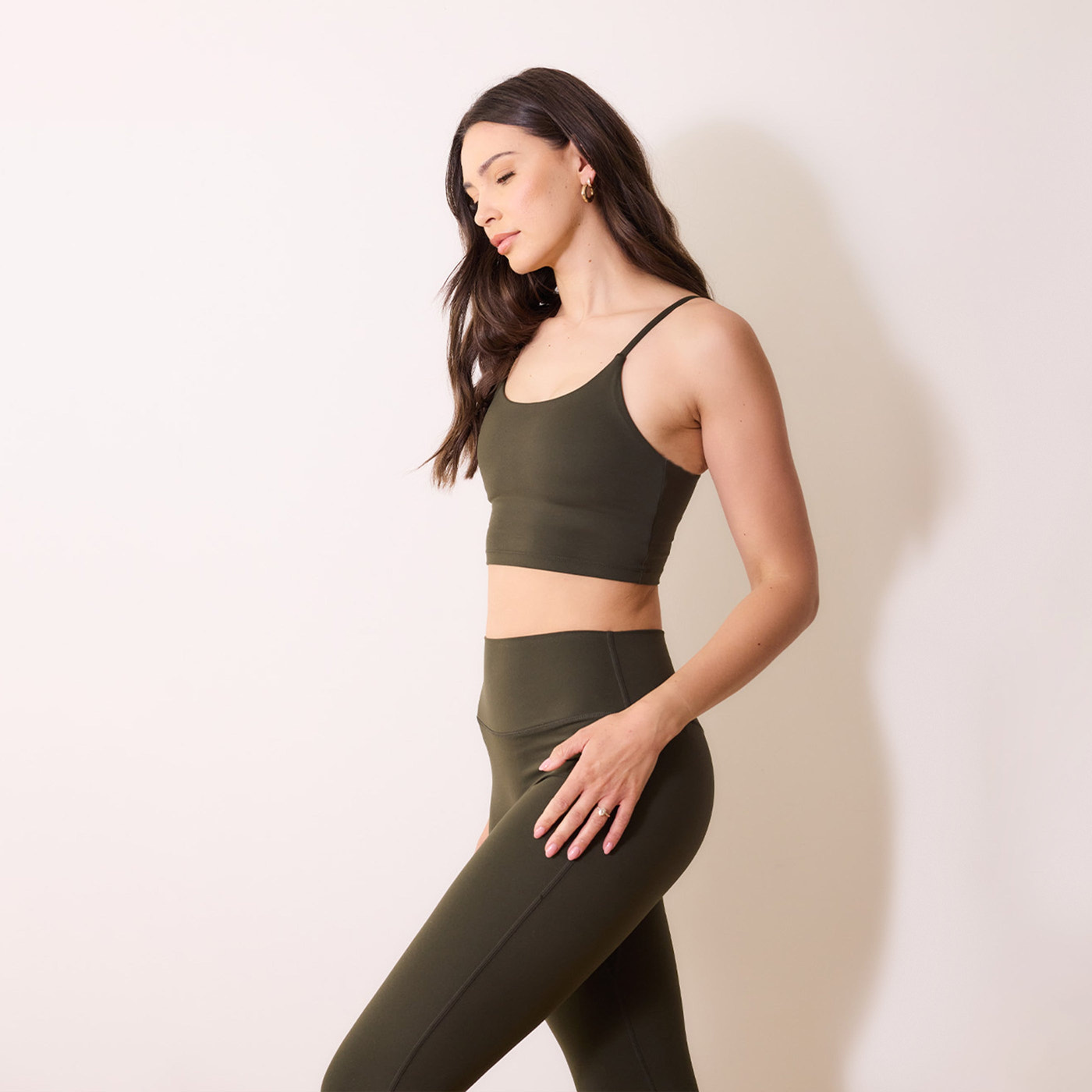 24/7 Revitalise Sports Bra - Deep Olive