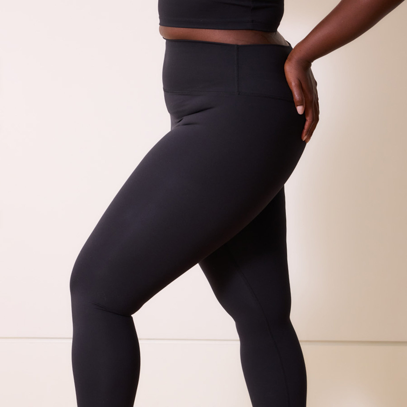Curve 24/7 Revitalise 7/8 High Waisted Leggings - Midnight Black