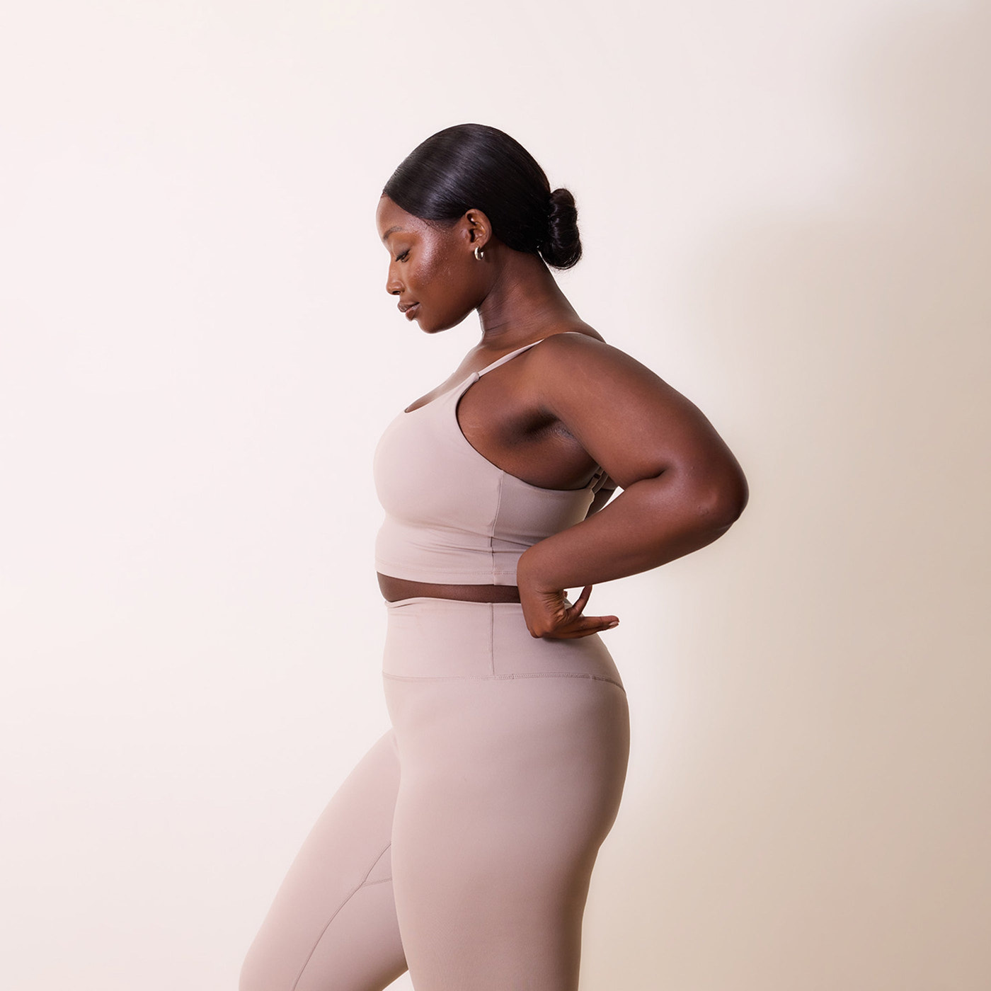 Curve 24/7 Revitalise 7/8 High Waisted Leggings - Clay