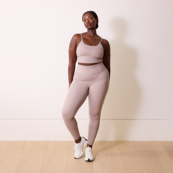 24/7 Revitalise High Waisted Leggings - Clay
