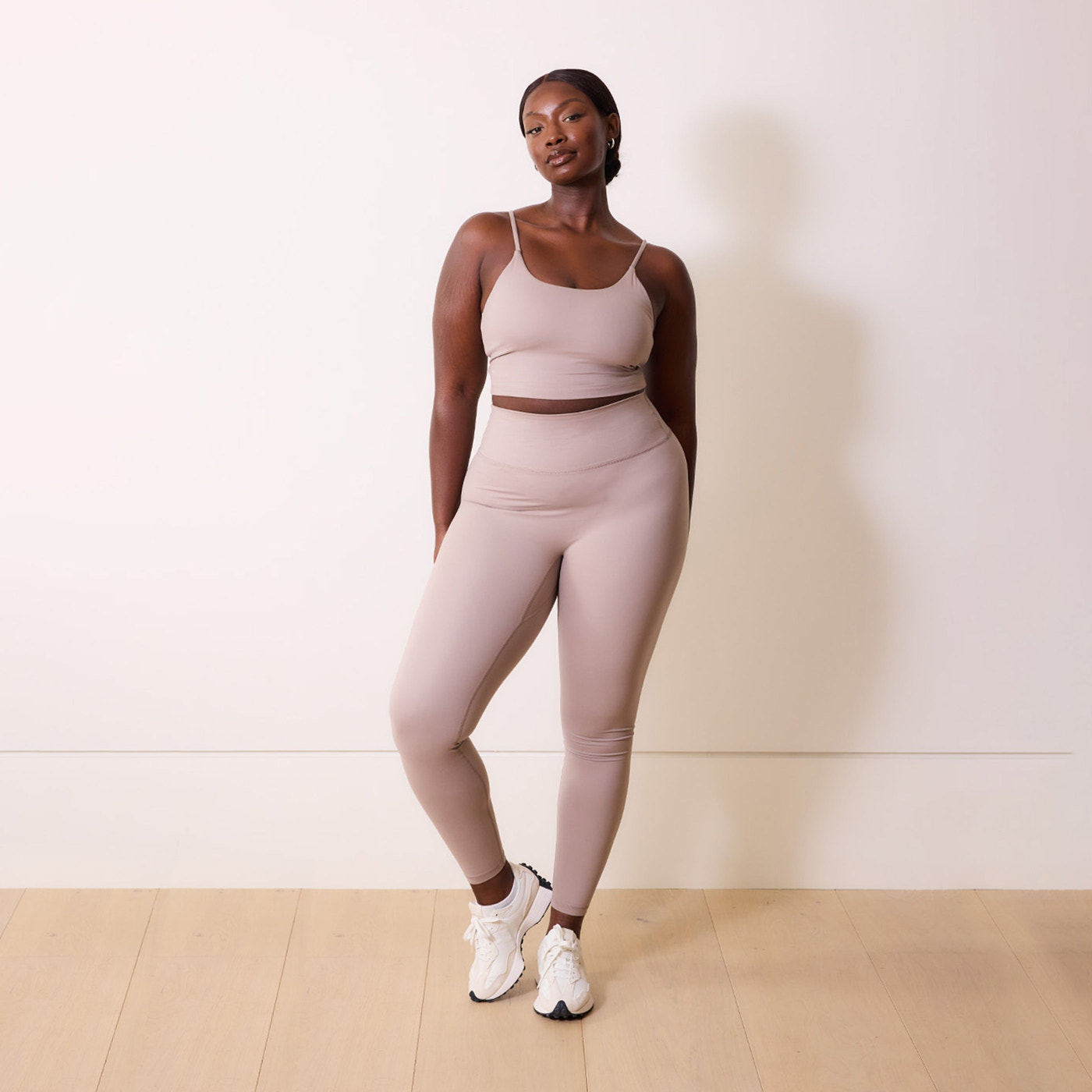 Curve 24/7 Revitalise High Waisted Leggings - Clay