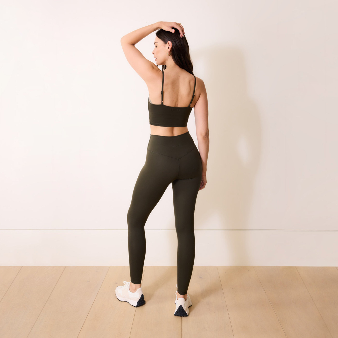 24/7 Revitalise High Waisted Leggings - Deep Olive