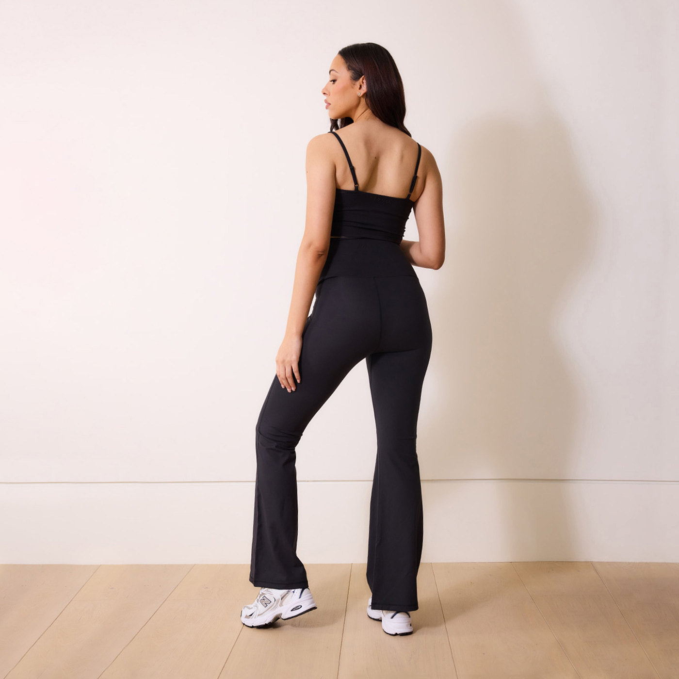 Maternity 24/7 Revitalise Flare Leggings - Midnight Black