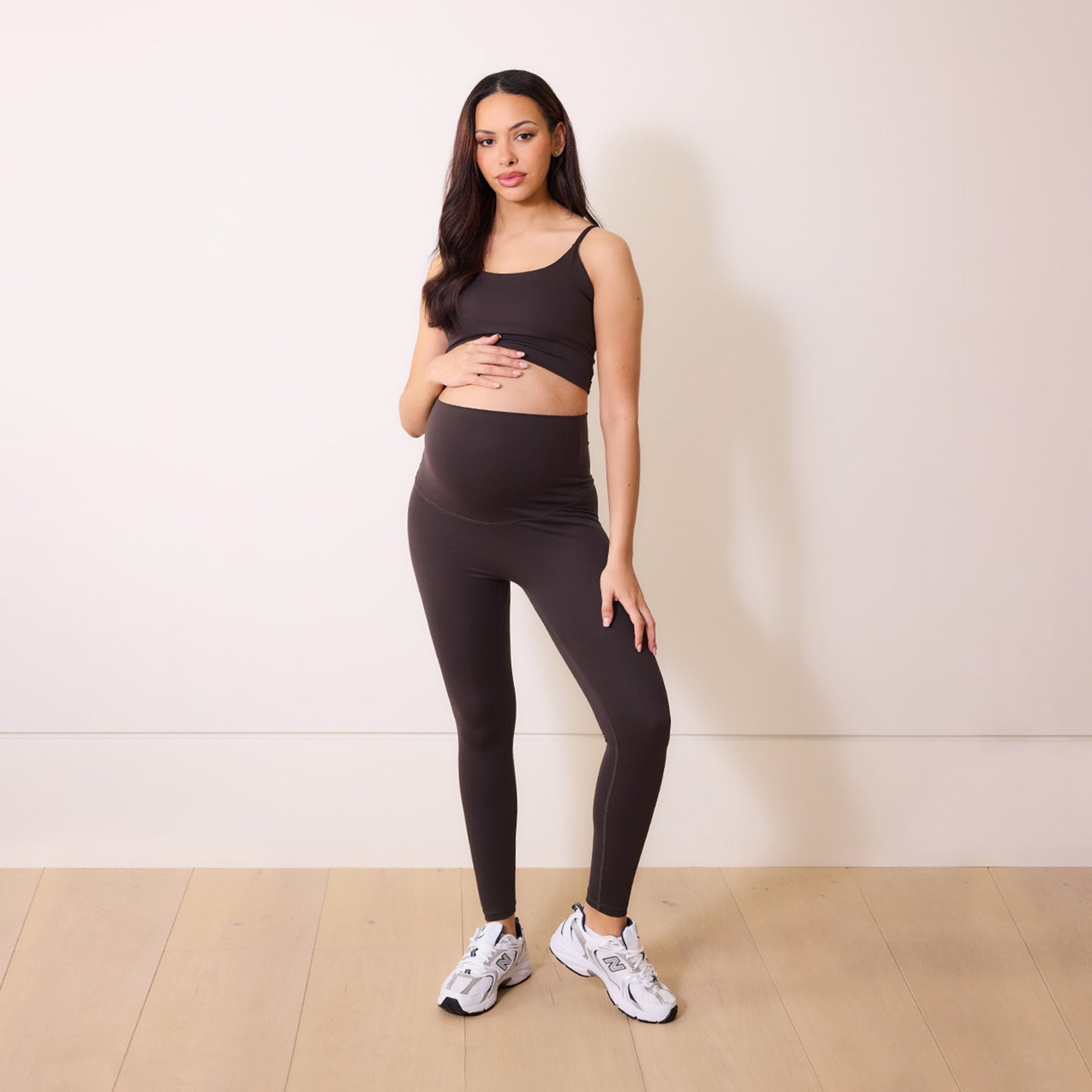 Maternity 24/7 Revitalise Leggings - Black Coffee
