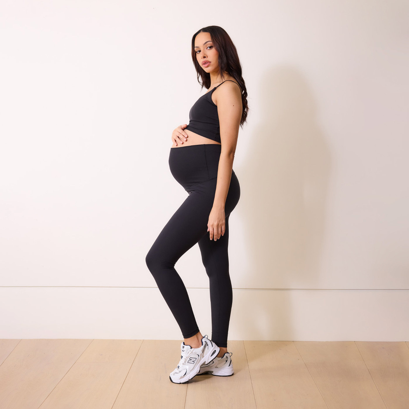 Maternity 24/7 Revitalise 7/8 Leggings - Midnight Black