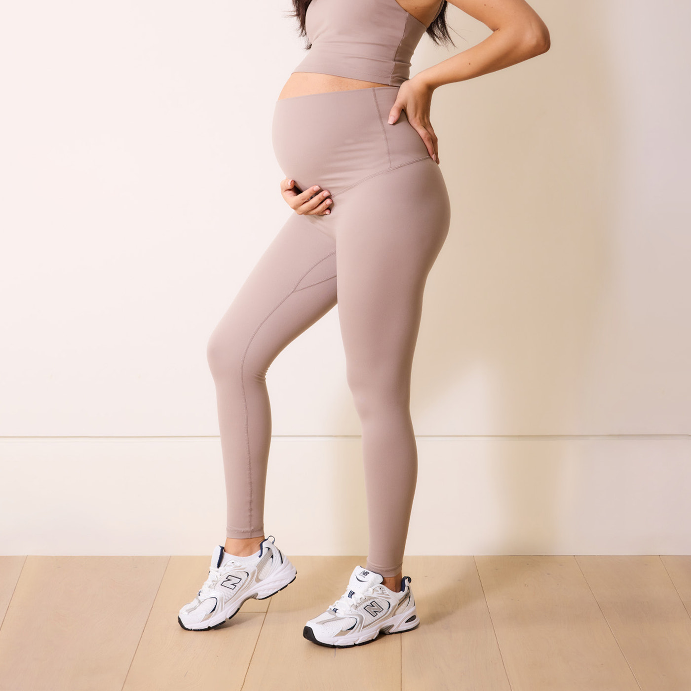 Maternity 24/7 Revitalise Leggings - Clay