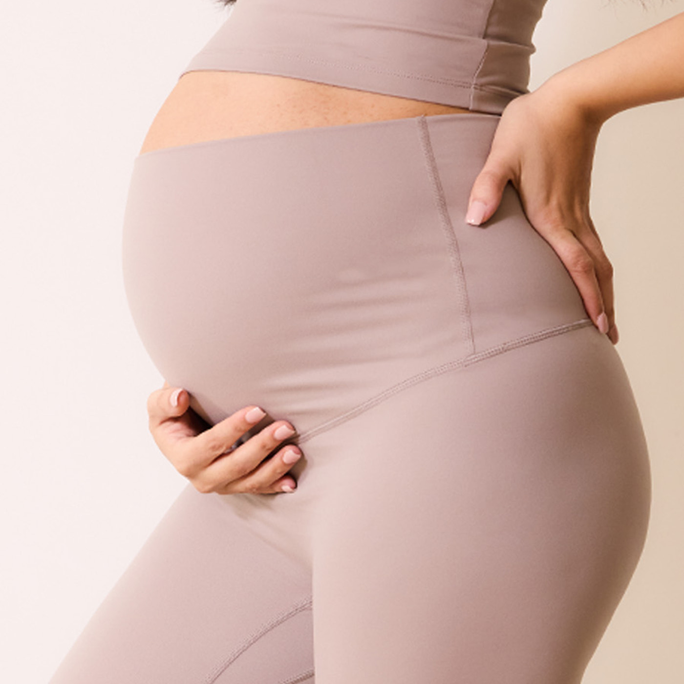 Maternity 24/7 Revitalise Leggings - Clay