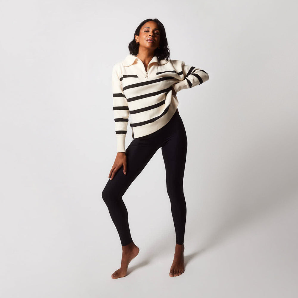 Ribbed Leggings - Black