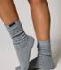 Knitted Socks - Dark Grey