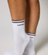 Ribbed Sports Socks - Burgundy