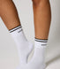 Ribbed Sports Socks - Black Coffee