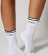 Ribbed Sports Socks - Black Coffee