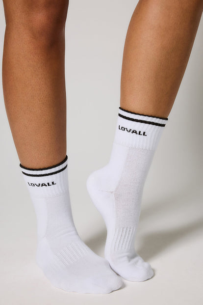 Ribbed Sports Socks - Black Coffee