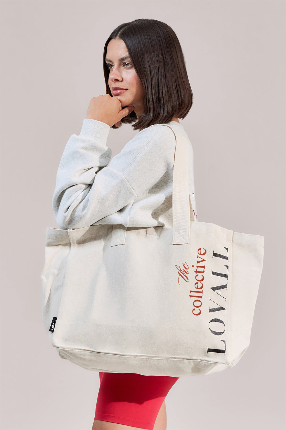 Lovall Collective Recycled Tote Bag - Ecru