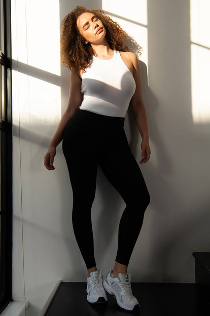Extra thick black sales leggings