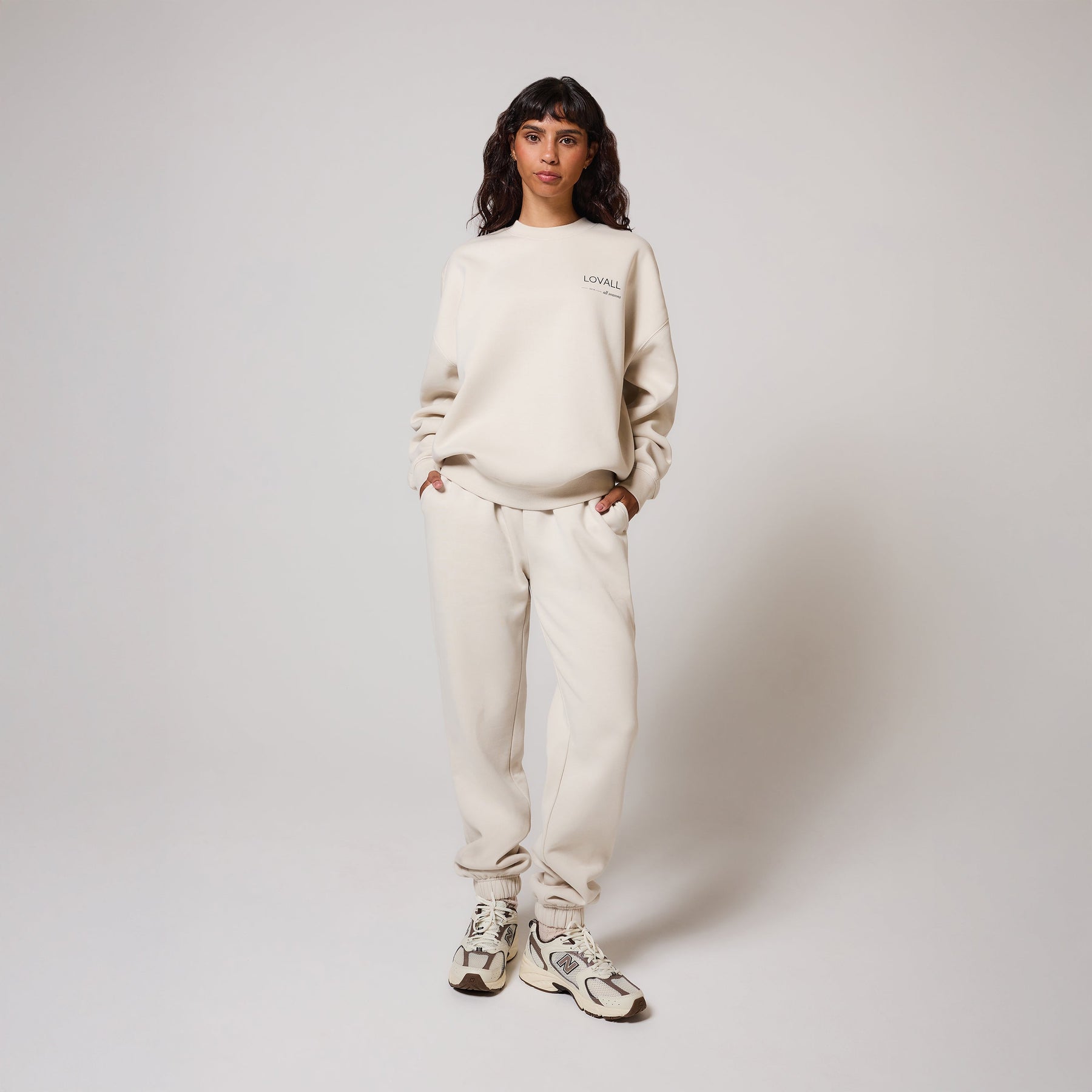 Curve Organic Cuffed Jogger - Ecru