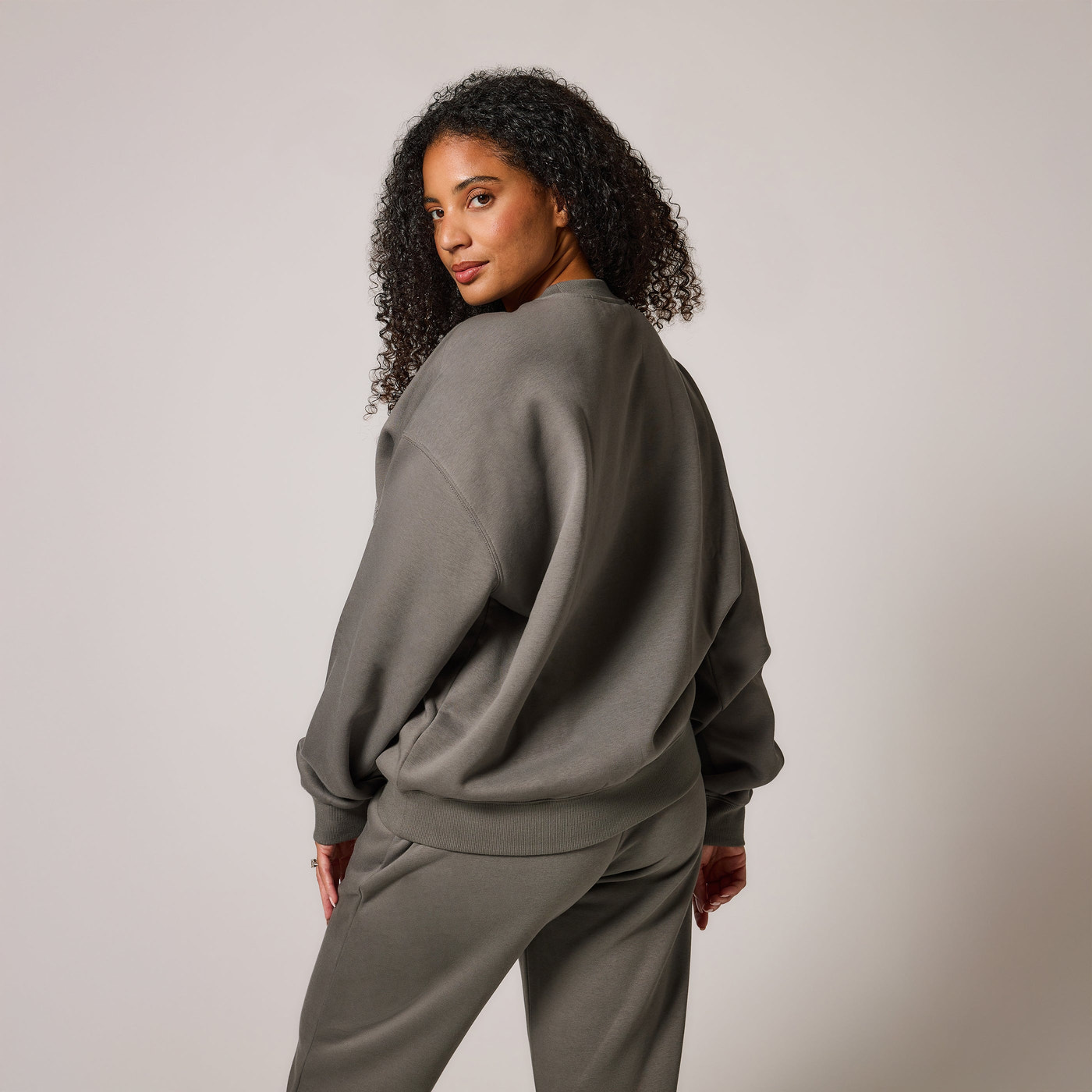 Organic Oversized Sweatshirt Style 2 - Slate Green