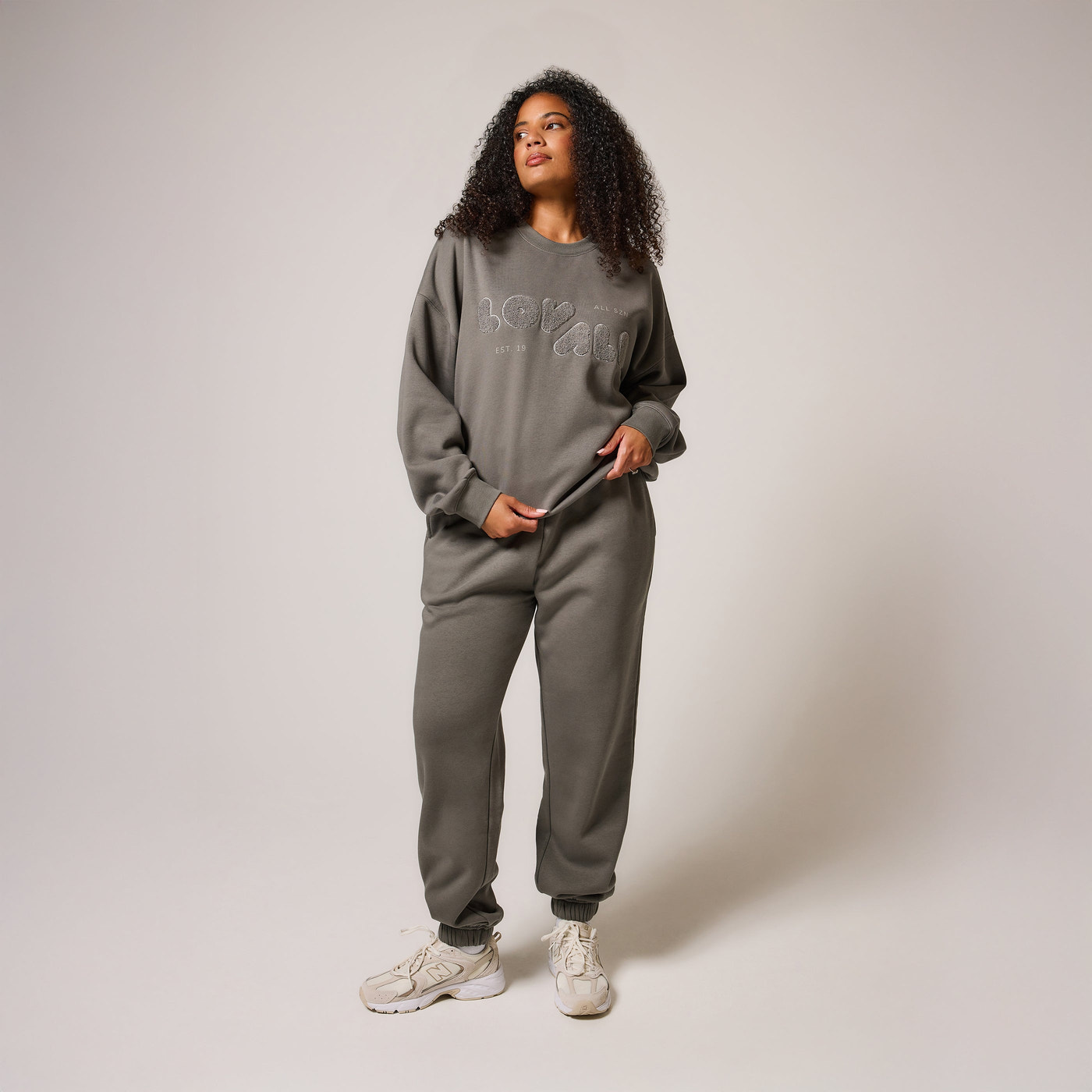 Organic Oversized Sweatshirt Style 2 - Slate Green